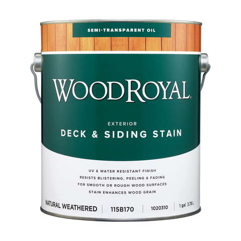 Ace Wood Royal Semi-Transparent Natural Weathered Oil-Based Deck and Siding Stain 1 gal, Pack of 2