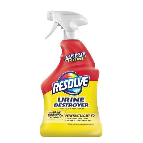 Resolve Fresh Scent Urine Eliminator 32 oz Liquid, Pack of 6