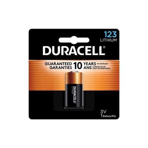 Duracell Lithium 123 3 V 1.4 mAh Camera Battery 1 pk, Pack of 6