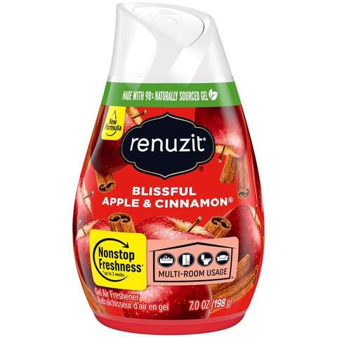 Renuzit Blissful  Apple Cinnamon Scent Air Freshener 7 oz Gel 1 pk