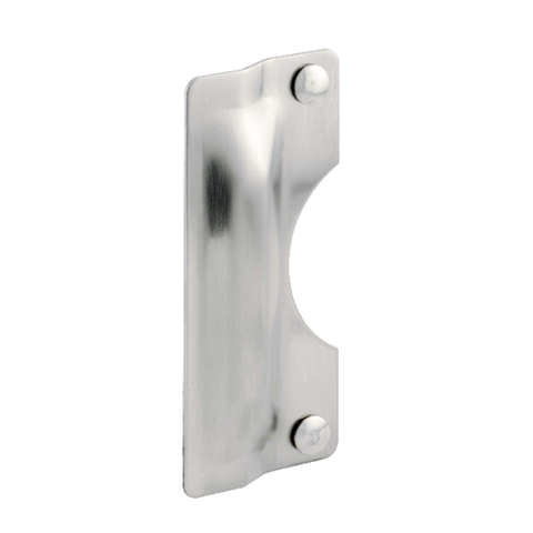 Prime-Line 3 in. H X 7 in. L Brushed Stainless Steel Steel Latch Guard