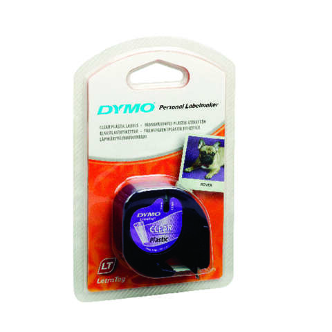 Dymo 1/2 in. W X 156 in. L Clear Plastic Label Maker Tape