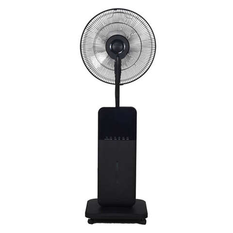 SUNHEAT CoolZone 51 in. H X 18 in. D 9 speed Oscillating Misting Fan Remote Control