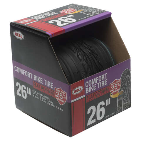 Bell Sports 26 in. Rubber Bicycle Tire 1 pk, Pack of 2