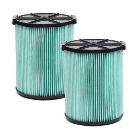 Craftsman 6.75 in. D HEPA Media Wet/Dry Vac Cartridge Filter 5-20 gal 2 pc