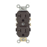Leviton 20 amps 125 V Duplex Brown Outlet 5-20R 1 pk