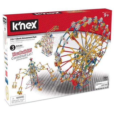 K'Nex Amusement Park Building Set Toy 744 pc