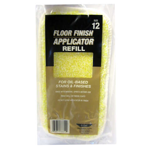 Ettore 12 in. Floor Applicator Microfiber Refill Pad 1 pk