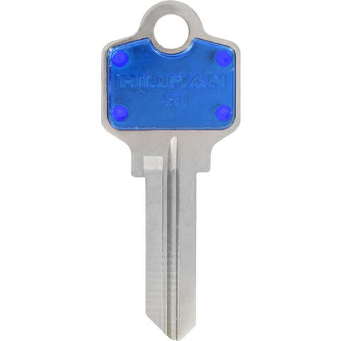 HILLMAN ColorPlus Traditional Key House/Office Key Blank Single, Pack of 5