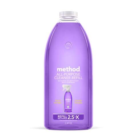 Method Lavender Scent All Purpose Cleaner Refill Liquid 68 oz, Pack of 6