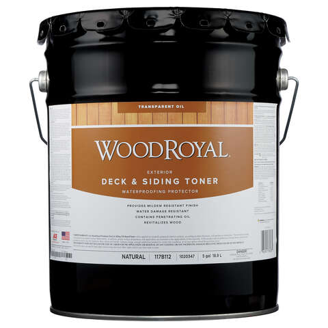 Ace Wood Royal Transparent Natural Oil-Based Deck and Siding Toner 5 gal