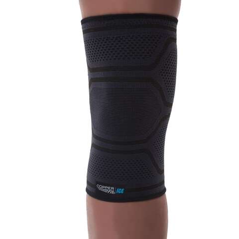 Copper Fit Ice Black Traditional Compression Knee Sleeve 1 box 1 each