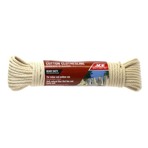 Ace 50 ft. Cotton Clothesline, Pack of 6