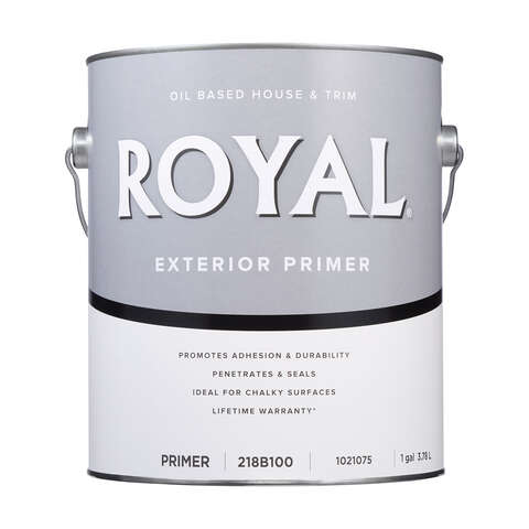 Ace Royal Primer Flat Oil-Based Primer 1 gal, Pack of 4