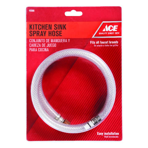 Ace For Universal White Faucet Sprayer Hose