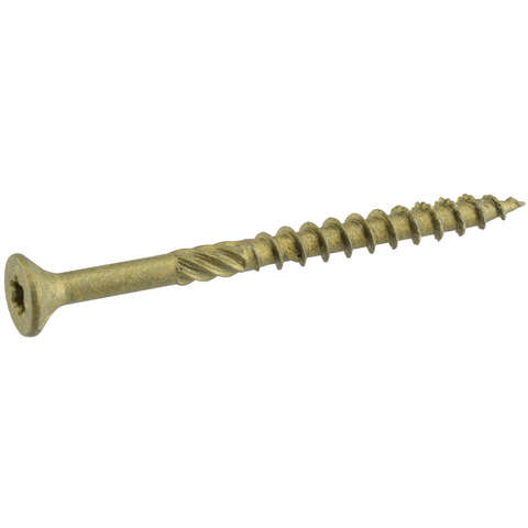 HILLMAN Power Pro No. 10 in. X 4 in. L Bronze Star Flat Head Premium Deck Screws 5 lb 260 pk