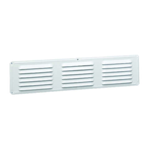 Air Vent 4 in. H X 16 in. L White Aluminum Undereave Vent, Pack of 24