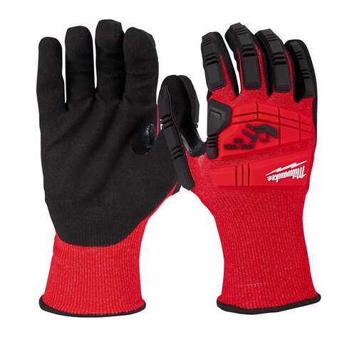 Milwaukee Dipped Gloves Red XL 1 pair