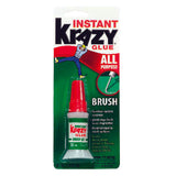 Krazy Glue Super Strength Cyanoacrylate White All Purpose Brush On 0.18 oz