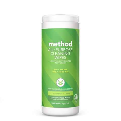 Method Cellulose Cleaning Wipes 6.17 oz 1 pk, Pack of 6