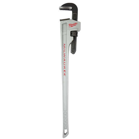 Milwaukee 6 in. Pipe Wrench Black/Silver 1 pc