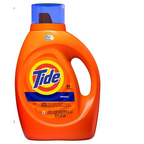 Tide Original Scent Laundry Detergent Liquid 92 oz 1 pk, Pack of 4