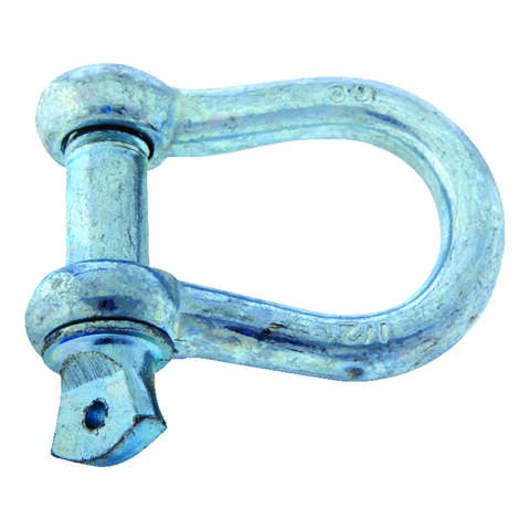 Campbell Zinc-Plated Carbon Steel Anchor Shackle 2000 lb, Pack of 5