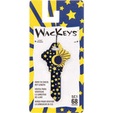 Hillman Wackey Sun & Moon House/Office Universal Key Blank Single, Pack of 6