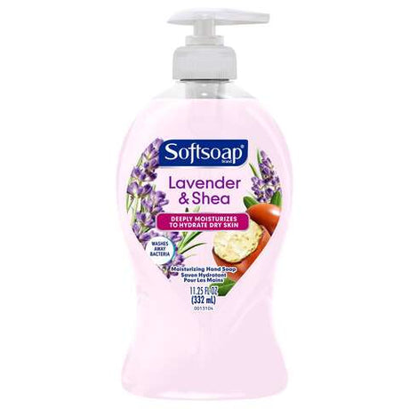 Softsoap Lavender & Shea Butter Scent Liquid Hand Soap 11.25 oz, Pack of 6