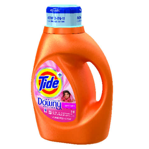 Tide April Fresh Scent Laundry Detergent Liquid 46 oz, Pack of 6