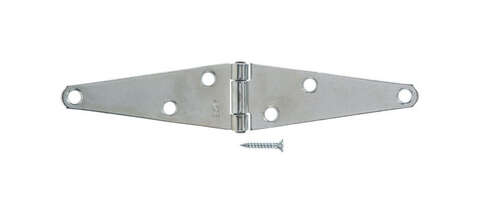 Ace 4 in. L Stainless Steel Heavy Duty Strap Hinge 1 pk