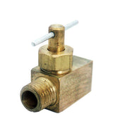 JMF Company 1/4 in. 1/4 in. Brass Needle Valve, Pack of 5