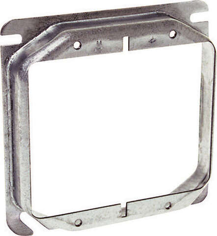 Raco Square Steel 2 gang 4 in. H X 4 in. W Box Cover