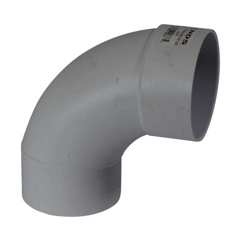 NDS Schedule 35 3 in. Hub each X 3 in. D Spigot PVC Elbow 1 pk