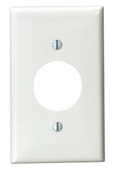 Leviton White 1 gang Nylon Outlet Wall Plate 1 pk