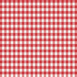 Magic Cover Red/White Checkered Vinyl Disposable Tablecloth 54 in. L X 54 in. W