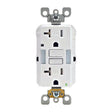 Leviton SmartlockPro 20 amps 125 V Duplex White GFCI Outlet 5-20R 1 pk