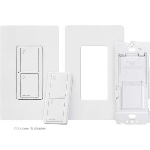 Lutron Caseta 5 amps 3-Way Smart-Enabled Switch White 1 pk