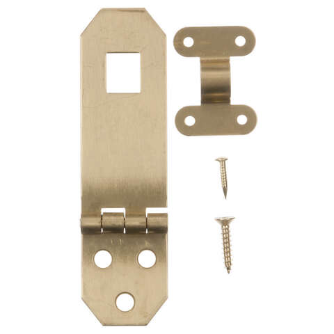 Ace Solid Brass Brass Decorative Hasp 0.8 in. 2.8 in.