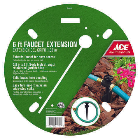 Ace 5/8 in. D X 6 ft. L Medium Duty Faucet Hose Extender