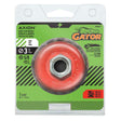 Gator 3 in. Coarse Knotted Wire Cup Brush Brass Coated Steel 12500 rpm 1 pc