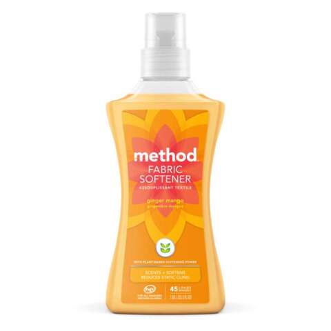 Method Ginger Mango Scent Fabric Softener Liquid 53.5 oz 1 pk, Pack of 4