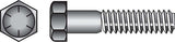 HILLMAN 1/4 in. D X 2-1/2 in. L Heat Treated Steel Hex Head Cap Screw 100 pk