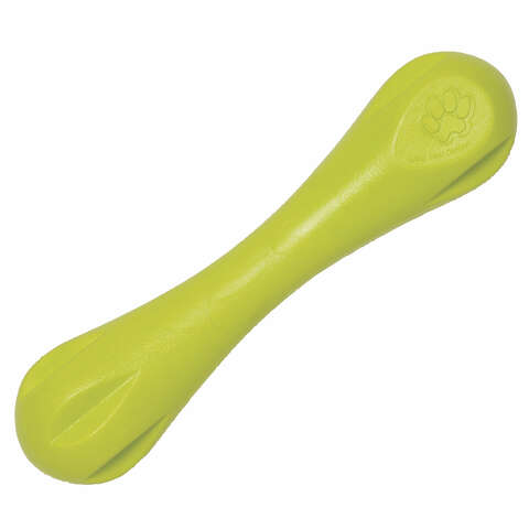 West Paw Zogoflex Green Plastic Hurley Bone Chew Dog Toy Large in. 1 pk