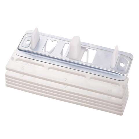 Ace Silver/White Plastic Guide and Riser 1 pc