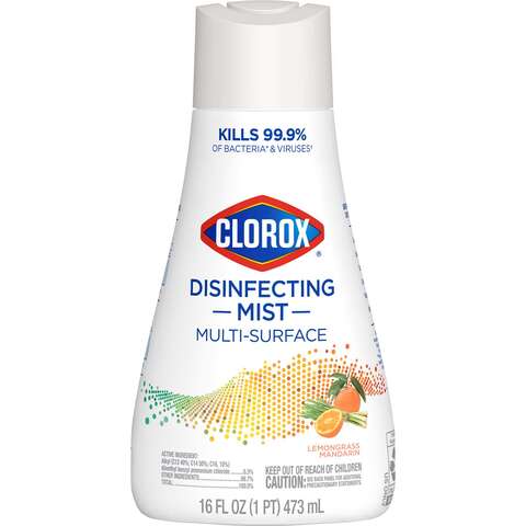 Clorox Lemongrass Mandarin Scent Disinfectant Cleaner 16 oz 1 pk, Pack of 6