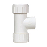 Homewerks Schedule 40 1-1/2 in. Compression X 1-1/2 in. D Compression PVC Tee 1 pk