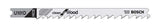 Bosch 3-5/8 in. High Carbon Steel U-Shank Jig Saw Blade 6 TPI 3 pk