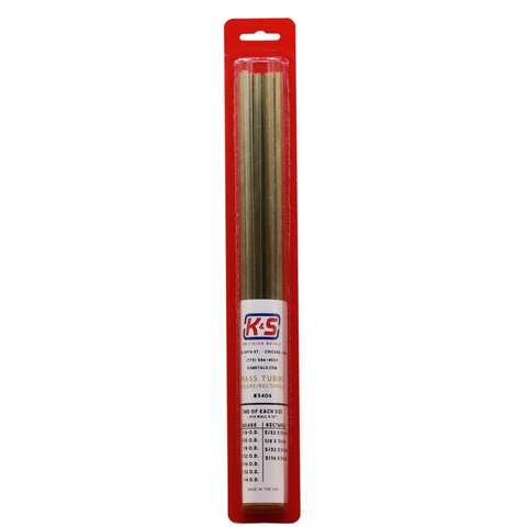 K&S 12 in. L Square/Rectangular Brass Tube 11 pk