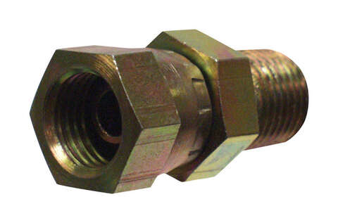 Apache Steel 3/4 in. D X 1/2 in. D Hydraulic Adapter 1 pk